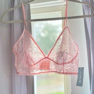 INC International Concepts Sheer Lace Bralette NWT